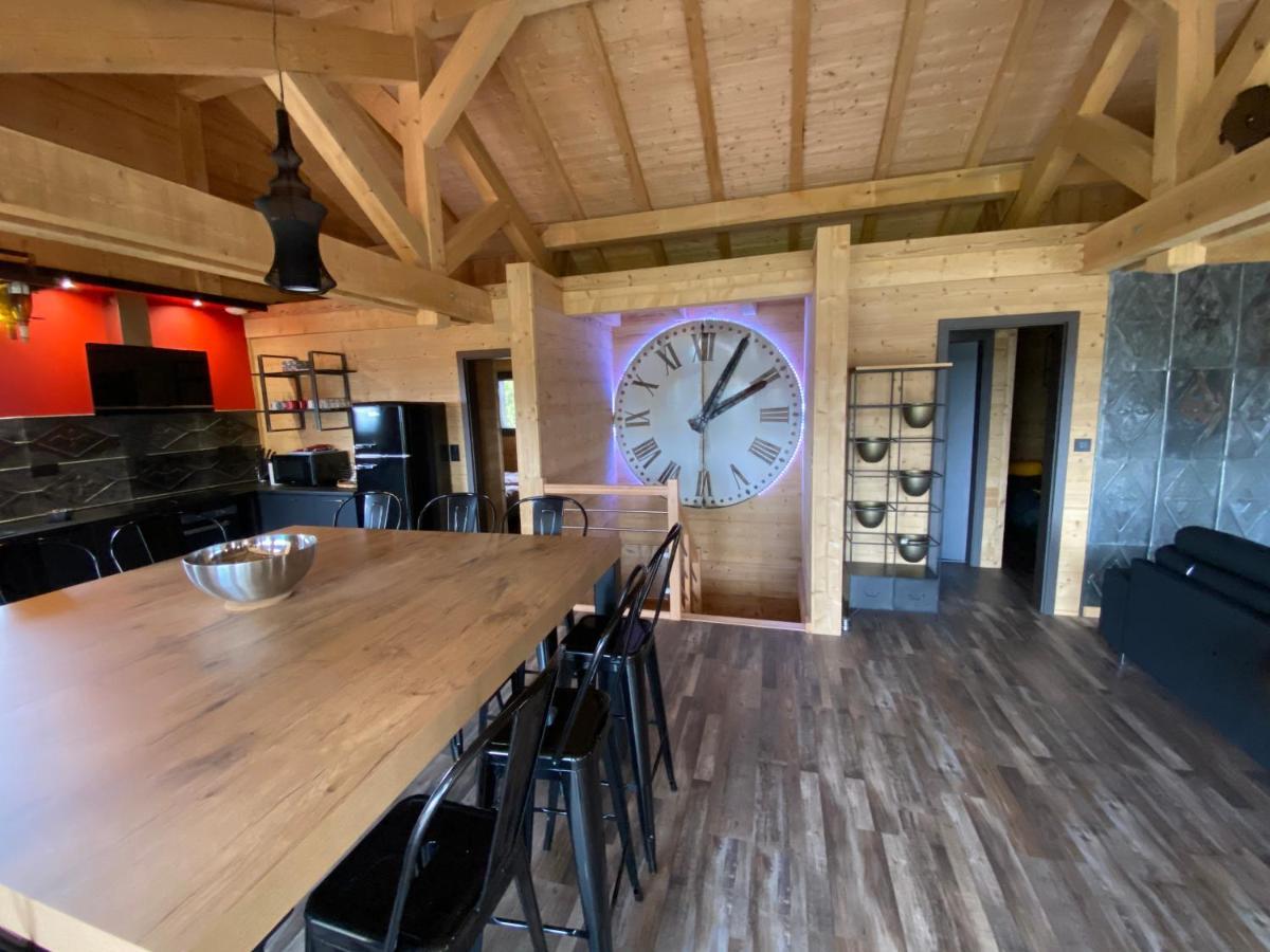 L'Adret Du Temps Chalet 10 Personnes 170M2 热拉梅 外观 照片