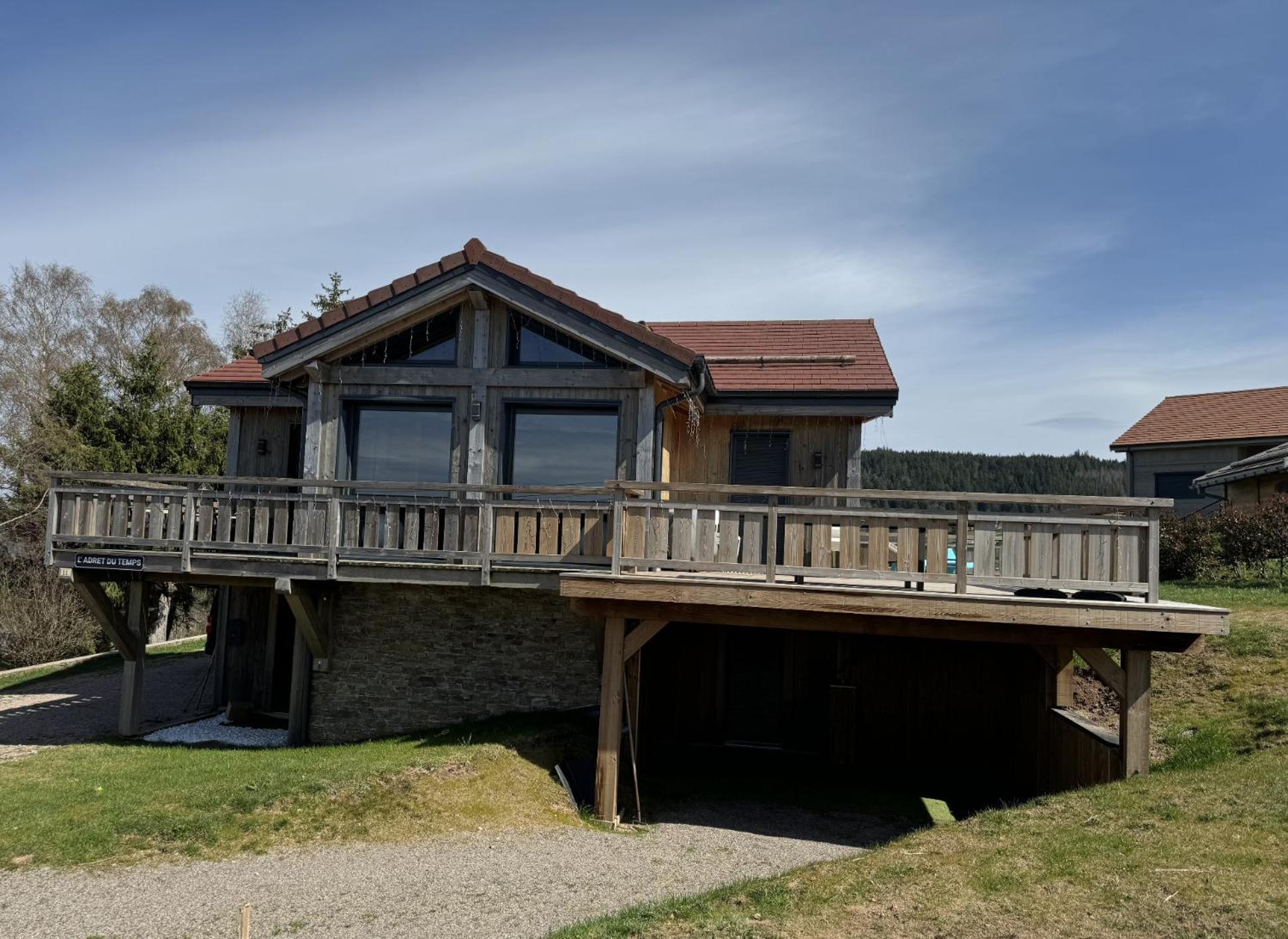 L'Adret Du Temps Chalet 10 Personnes 170M2 热拉梅 外观 照片